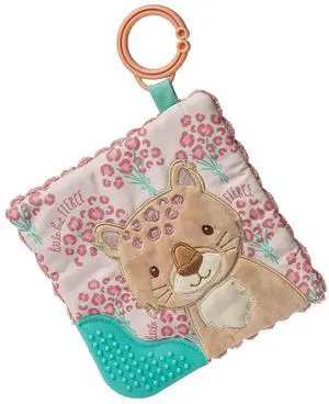 Mary Meyer Crinkle Teether Toy with Squeaker, 6", Little But Fierce Leopard Mary Meyer Crinkle Teether Toy with Squeaker, 6", Little But Fierce Leopard
