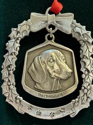 Dachshund Fine Pewter Dog Breed Ornament Dachshund Fine Pewter Dog Breed Ornament