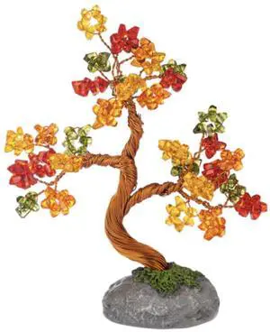 Ganz Crystal Expressions Acrylic Autumn Leaves Beaded Tree Figurine, 5.25" Ganz Crystal Expressions Acrylic Autumn Leaves Beaded Tree Figurine, 5.25"