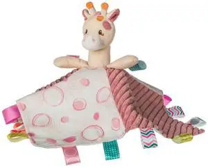 Taggies Stuffed Animal Lovey Security Blanket w Sensory Tags, 13 "Tilly Giraffe Taggies Stuffed Animal Lovey Security Blanket w Sensory Tags, 13 "Tilly Giraffe