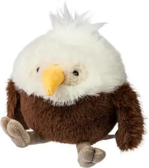 Mary Meyer Stuffed Animal Rolly Birds Small Plush Soft Toy, 5-Inch, Bald Eagle Mary Meyer Stuffed Animal Rolly Birds Small Plush Soft Toy, 5-Inch, Bald Eagle