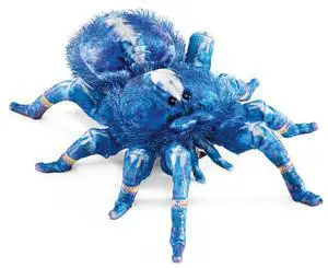Folkmanis Blue Tarantula Hand Puppet Folkmanis Blue Tarantula Hand Puppet