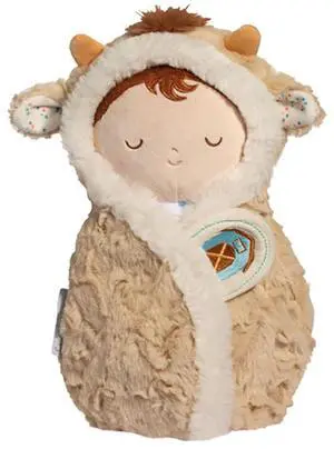 Douglas Baby Hayes Highland Cow Hug Soft Doll Plush Stuffed, 12 inch Douglas Baby Hayes Highland Cow Hug Soft Doll Plush Stuffed, 12 inch