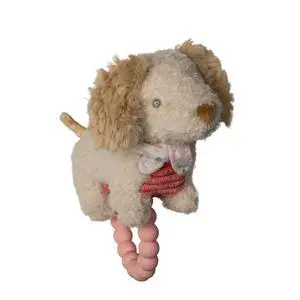 Mary Meyer Soft Baby Rattle with Teether Ring, 6-Inches, Tan Dancing Dachshund Mary Meyer Soft Baby Rattle with Teether Ring, 6-Inches, Tan Dancing Dachshund