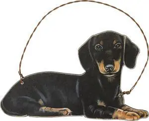 Primitives By Kathy Black Dachshund Christmas Ornament Primitives By Kathy Black Dachshund Christmas Ornament