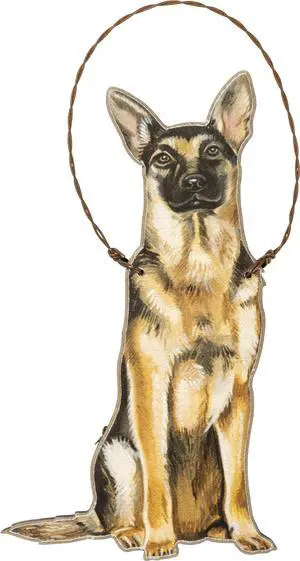 Primitives By Kathy German Shepherd Christmas Ornament Primitives By Kathy German Shepherd Christmas Ornament