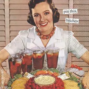 Boston International C024000 Anne Taintor Beverage Paper Napkins 5 x 5" Pin This Boston International C024000 Anne Taintor Beverage Paper Napkins 5 x 5" Pin This