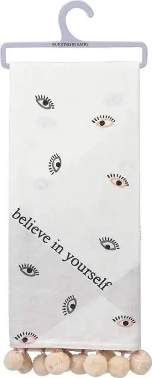 PBK Primitives by Kathy Dish Towel - Believe in Yourself PBK Primitives by Kathy Dish Towel - Believe in Yourself