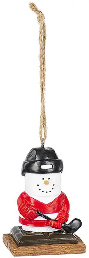 Midwest-CBK S'mores Ornament - Hockey Player Midwest-CBK S'mores Ornament - Hockey Player