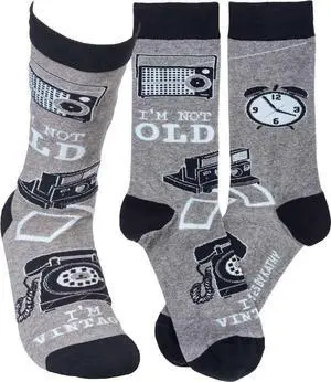 Primitives By Kathy Socks - I'm Not Old I'm Vintage Primitives By Kathy Socks - I'm Not Old I'm Vintage