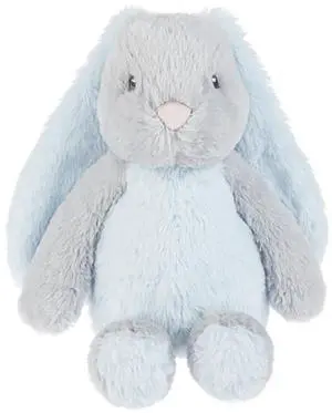 Baby Ganz Downy Blue/Grey Bunny Plush Stuffed Animal, 11" Baby Ganz Downy Blue/Grey Bunny Plush Stuffed Animal, 11"