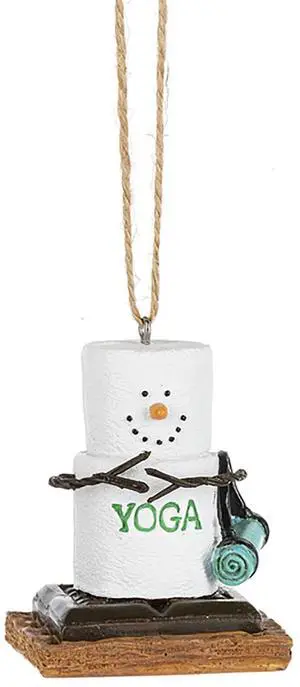 Midwest-CBK S'mores Yoga Ornament Holiday Ornament Midwest-CBK S'mores Yoga Ornament Holiday Ornament