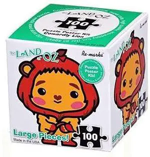 Re-Marks Wizard of Oz 100 Large Piece Puzzle Cube - Cowardly Lion Re-Marks Wizard of Oz 100 Large Piece Puzzle Cube - Cowardly Lion