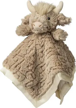 Mary Meyer Putty Nursery Character Blanket, 13 x 13-Inches, Brown Highland Cow Mary Meyer Putty Nursery Character Blanket, 13 x 13-Inches, Brown Highland Cow