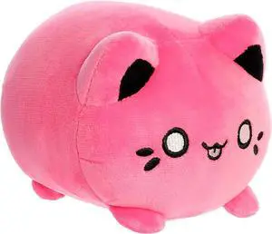 Aurora® Enchanting Tasty Peach® Vivid Pink Meowchi Stuffed Animal, 7 in Aurora® Enchanting Tasty Peach® Vivid Pink Meowchi Stuffed Animal, 7 in