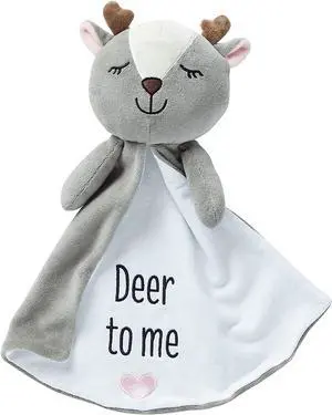 Enesco Izzy & Oliver Baby Deer to Me Deer Tag-a-Long Stuffed Animal Blanket Toy Enesco Izzy & Oliver Baby Deer to Me Deer Tag-a-Long Stuffed Animal Blanket Toy