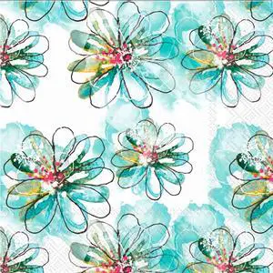 Boston International 6.5 x 6.5 in. Paper Lunch Napkin Breezy Daisy Boston International 6.5 x 6.5 in. Paper Lunch Napkin Breezy Daisy