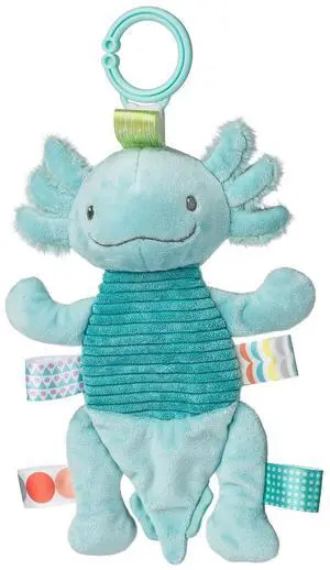 Mary Meyer Crinkie Teether Toy with Crinkle & Rattle, 9", Fizzy Aqua Axolotl Mary Meyer Crinkie Teether Toy with Crinkle & Rattle, 9", Fizzy Aqua Axolotl