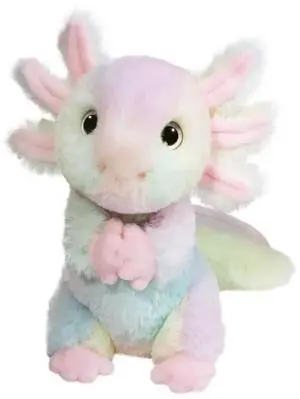 Douglas Toys Mini Gillie Soft Axolotl Plush Stuffed Animal Toy, 7" tall Douglas Toys Mini Gillie Soft Axolotl Plush Stuffed Animal Toy, 7" tall