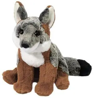 Douglas Frankie Grey Fox Softie Plush Stuffed Animal, 9" Douglas Frankie Grey Fox Softie Plush Stuffed Animal, 9"