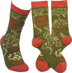 Primitives By Kathy Socks - Just Be Happy Today Primitives By Kathy Socks - Just Be Happy Today
