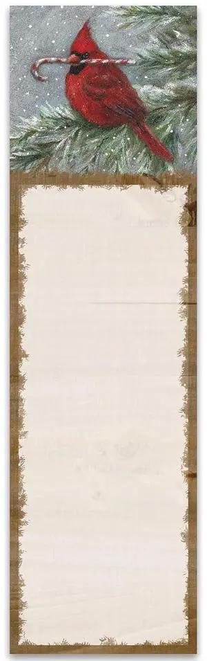 Primitives by Kathy Winter Cardinal List Pad Primitives by Kathy Winter Cardinal List Pad