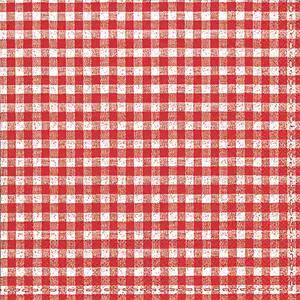 Celebrate the Home Vichy Bavaria 3-Ply Paper Cocktail Napkins, 20, Red Gingham Celebrate the Home Vichy Bavaria 3-Ply Paper Cocktail Napkins, 20, Red Gingham