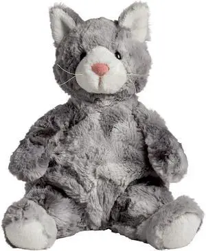 Mary Meyer Stuffed Animal Snuggables Plush Soft Toy, 14-Inches, Gray Kitty Mary Meyer Stuffed Animal Snuggables Plush Soft Toy, 14-Inches, Gray Kitty