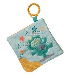 Mary Meyer Crinkle Me Toy with Baby Paper & Squeaker, 6 x 6", Mookie Monster Mary Meyer Crinkle Me Toy with Baby Paper & Squeaker, 6 x 6", Mookie Monster