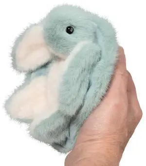 Douglas Cuddle Toys Aqua Turtle Lil' Baby Handful Plush Stuffed Animal Toy, 6" Douglas Cuddle Toys Aqua Turtle Lil' Baby Handful Plush Stuffed Animal Toy, 6"