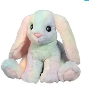 Douglas Toys Mini Sweetie Soft Rainbow Bunny Stuffed Animal Toy, 6" sitting Douglas Toys Mini Sweetie Soft Rainbow Bunny Stuffed Animal Toy, 6" sitting
