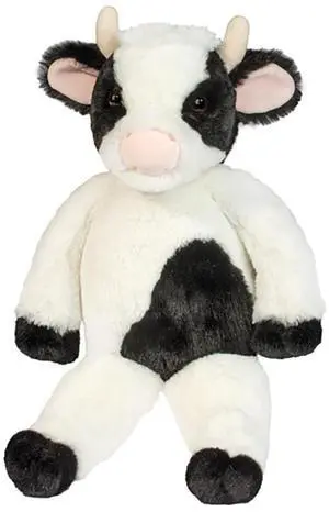 Douglas Betty Floppy Black And White Cow Plush Stuffed Animal, 12" Douglas Betty Floppy Black And White Cow Plush Stuffed Animal, 12"