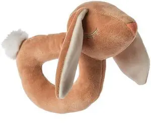 Mary Meyer Leika Baby Rattle, 6-Inches, Little Bunny Mary Meyer Leika Baby Rattle, 6-Inches, Little Bunny