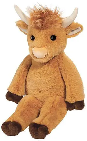 Douglas Henry Floppy Highland Cow Plush Stuffed Animal, 12" Douglas Henry Floppy Highland Cow Plush Stuffed Animal, 12"