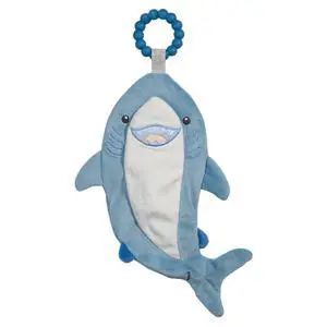 Douglas Jetty Shark Teether Plush Stuffed Animal Toy, 10.5" Douglas Jetty Shark Teether Plush Stuffed Animal Toy, 10.5"