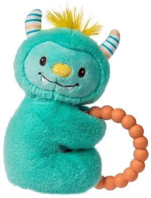 Mary Meyer Mookie Monster Plush Toy Rattle, 6" Mary Meyer Mookie Monster Plush Toy Rattle, 6"