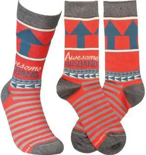 Primitives By Kathy Socks - Awesome Husband Primitives By Kathy Socks - Awesome Husband