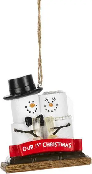 Ganz MX185730 S'Mores Ornament - Our 1st Christmas, 3.38-inch Height Ganz MX185730 S'Mores Ornament - Our 1st Christmas, 3.38-inch Height