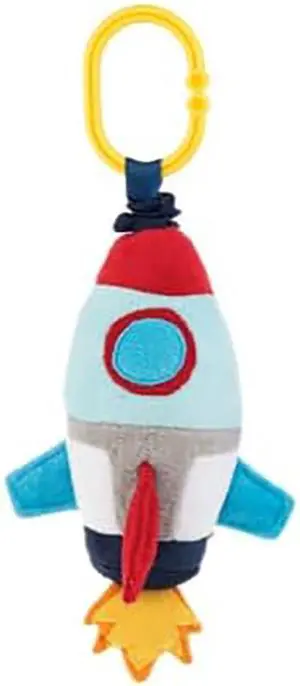 Ganz Rocket Ship Skitter Baby Pull Toy, 8-inch Height Ganz Rocket Ship Skitter Baby Pull Toy, 8-inch Height