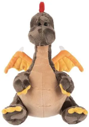 Ganz Dream Dragon Brown & Red w Wings Plush Stuffed Animal Toy, 9.5" - Flamey Ganz Dream Dragon Brown & Red w Wings Plush Stuffed Animal Toy, 9.5" - Flamey