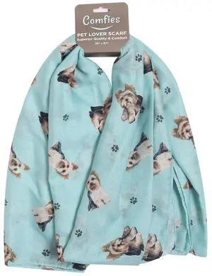 Yorkie Dog Lover Scarf - All-year-round scarf, Lightweight material, 67" Yorkie Dog Lover Scarf - All-year-round scarf, Lightweight material, 67"