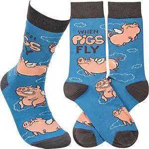 Primitives by Kathy 113085 When Pigs Fly Socks Primitives by Kathy 113085 When Pigs Fly Socks