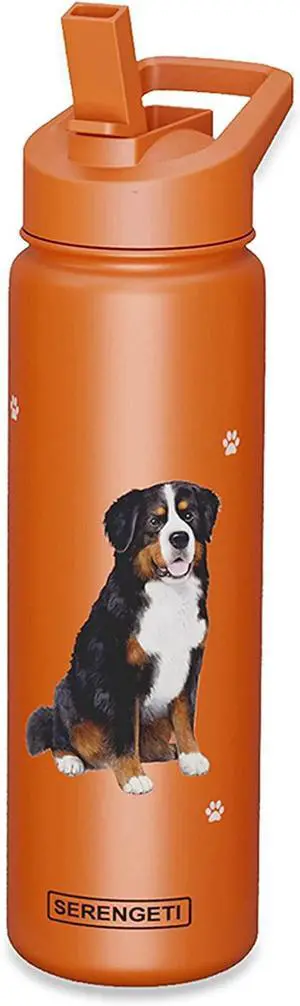 E&S Pets Stainless Steel Water Bottle 24 Oz., Spill Proof (Bernese Mountain Dog) E&S Pets Stainless Steel Water Bottle 24 Oz., Spill Proof (Bernese Mountain Dog)