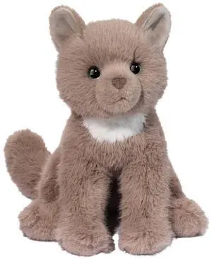 Douglas Toys Kneadie Gray Cat Soft Plush Stuffed Animal Toy, 9" Douglas Toys Kneadie Gray Cat Soft Plush Stuffed Animal Toy, 9"
