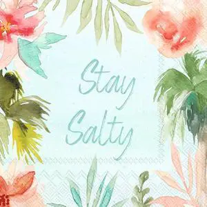 Boston International 5 x 5 in. Paper Cocktail Napkin Miami Beach - Pack of 20 Boston International 5 x 5 in. Paper Cocktail Napkin Miami Beach - Pack of 20