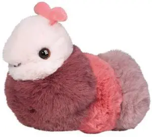 Douglas Sybil Pink Caterpillar Plush Stuffed Animal, 7" Douglas Sybil Pink Caterpillar Plush Stuffed Animal, 7"