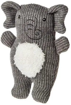 Mary Meyer Knitted Nursery Stuffed Animal Soft Toy Rattle, 7-Inches, Elephant Mary Meyer Knitted Nursery Stuffed Animal Soft Toy Rattle, 7-Inches, Elephant