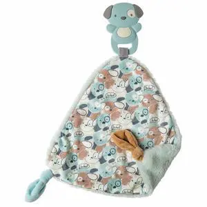 Mary Meyer Chewy Crew Soothing Baby Teether Lovey, 10-Inches, Puppy Mary Meyer Chewy Crew Soothing Baby Teether Lovey, 10-Inches, Puppy