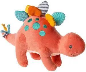 Mary Meyer Pebblesaurus Stuffed Animal Soft Toy, 10-Inches, Coral Dinosaur Mary Meyer Pebblesaurus Stuffed Animal Soft Toy, 10-Inches, Coral Dinosaur