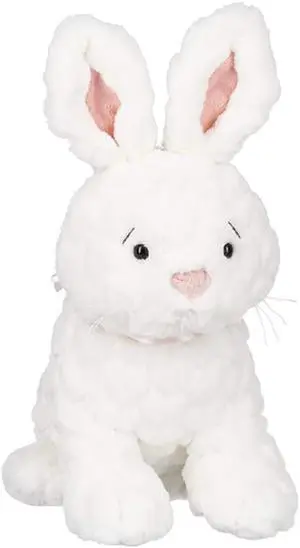 Ganz 9 inches Chambray White Bunny Rabbit Plush Stuffed Animal, 11" Ganz 9 inches Chambray White Bunny Rabbit Plush Stuffed Animal, 11"